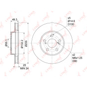 Диск тормозной LYNXauto, арт. BN-1174