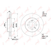 Диск тормозной LYNXauto, арт. BN-1089