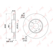 Диск тормозной LYNXauto, арт. BN-1062