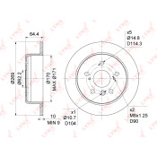 Диск тормозной LYNXauto, арт. BN-1139