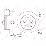 Диск тормозной LYNXauto, арт. BN-1141
