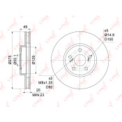 Диск тормозной LYNXauto, арт. BN-1154