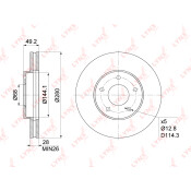 Диск тормозной LYNXauto, арт. BN-1108