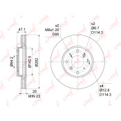 Диск тормозной LYNXauto, арт. BN-1043