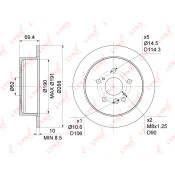 Диск тормозной LYNXauto, арт. BN-1143