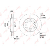 Диск тормозной LYNXauto, арт. BN-1090