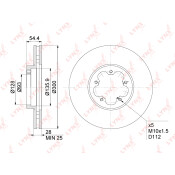Диск тормозной LYNXauto, арт. BN-1028