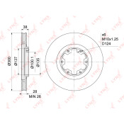 Диск тормозной LYNXauto, арт. BN-1110