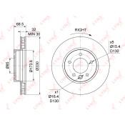 Диск тормозной LYNXauto, арт. BN-1212R