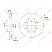 Диск тормозной LYNXauto, арт. BN-1158