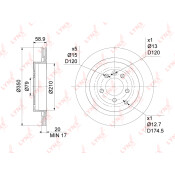 Диск тормозной LYNXauto, арт. BN-1064