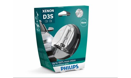 Лампа ксеноновая Philips X-TremeVision D3S (PK32d-5), 42В, 35Вт, 4800К, 1 шт