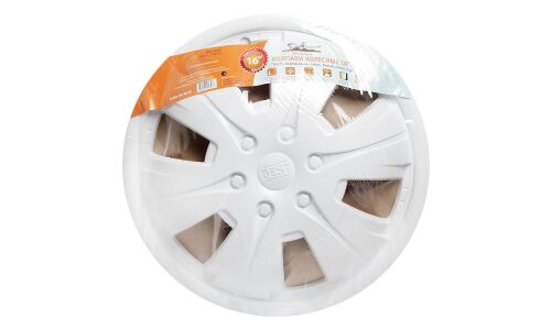 Колпаки на колеса Airline Бест, 16", белые, 2шт, арт. AWCC-16-09