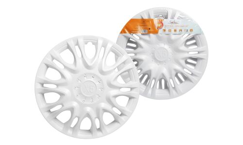 Колпаки на колеса Airline X5, 16", белые, 2шт, арт. AWCC-16-12