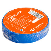 Лента клейкая изоляционная Airline, ПВХ, 19мм x 20м, синяя, арт. AIT-P-20