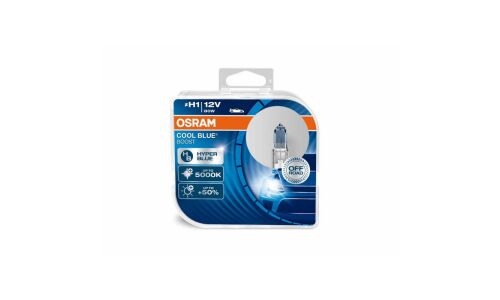 Лампа галогенная Osram Cool Blue Boost H11 (PGJ19-2, T11), 12В, 75Вт, 5000К, комплект 2 шт, арт. 62211CBB-HCB