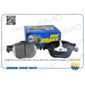 Колодки тормозные дисковые AMD, передние, комплект на ось (4 шт), арт. AMD.BF385