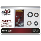 Ремкомплект рулевой рейки renault megane i (ka0/1, Auto-GUR, арт. AG0174
