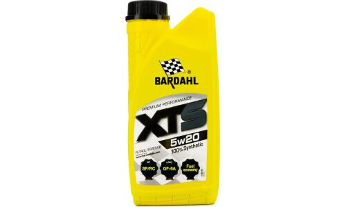 Масло моторное Bardahl XTS 5w20, синтетическое, API SP RC, ILSAC GF-6A, для бензинового двигателя, 1л, арт. 36291
