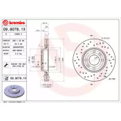 Диск тормозной Brembo, арт. 0990781X