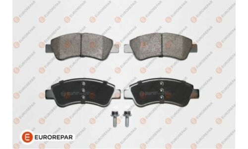 Колодки тормозные дисковые Eurorepar, передние, комплект на ось (4 шт), арт. 1617282980