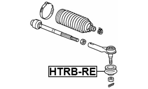 Пыльник рулевого наконечника Febest, арт. HTRB-RE