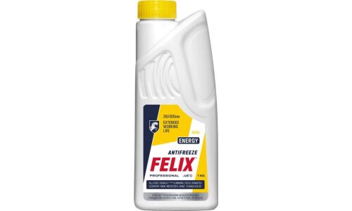 Антифриз Felix Energy, G12+, жёлтый, -45°C, 1кг, арт. 430206026