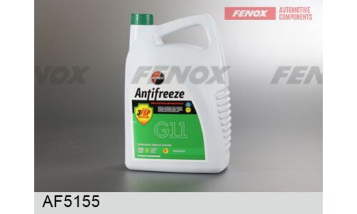 Антифриз Fenox, G11, зелёный, -35°C, 5кг, арт. AF5155