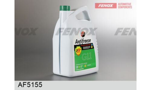 Антифриз Fenox, G11, зелёный, -35°C, 5кг, арт. AF5155