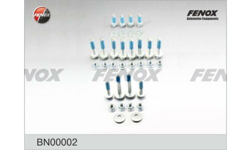 Комплект болта регулировочного (эксцентрика) Fenox BN00002, для Ford (OEM 1473945) (+гайка, шайба, втулка)