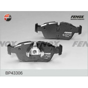 Колодки тормозные дисковые Fenox, передние, комплект на ось (4 шт), арт. BP43306