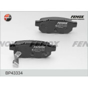Колодки тормозные дисковые Fenox, задние, комплект на ось (4 шт), арт. BP43334