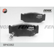 Колодки тормозные дисковые Fenox, комплект на ось (4 шт), арт. BP43362