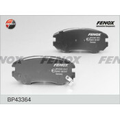 Колодки тормозные дисковые Fenox, передние, комплект на ось (4 шт), арт. BP43364