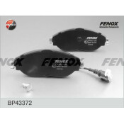 Колодки тормозные дисковые Fenox, передние, комплект на ось (4 шт), арт. BP43372