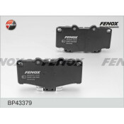 Колодки тормозные дисковые Fenox, комплект на ось (4 шт), арт. BP43379