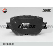 Колодки тормозные дисковые Fenox, комплект на ось (4 шт), арт. BP43380