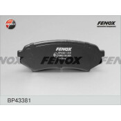 Колодки тормозные дисковые Fenox задние, комплект на ось (4 шт), арт. BP43381