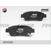 Колодки тормозные дисковые Fenox, задние, комплект на ось (4 шт), арт. BP43382