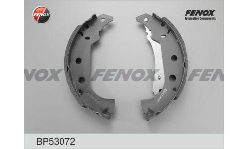 Колодки тормозные барабанные Fenox, комплект на ось (4 шт), арт. BP53072