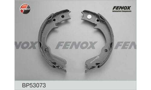 Колодки тормозные барабанные Fenox, комплект на ось (4 шт), арт. BP53073