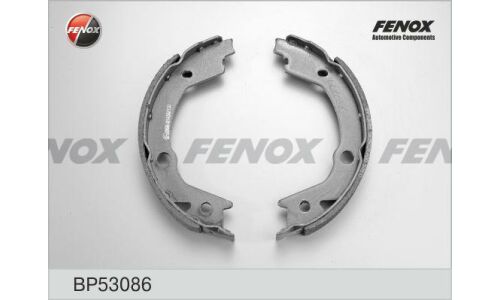 Колодки тормозные барабанные Fenox, комплект на ось (4 шт), арт. BP53086