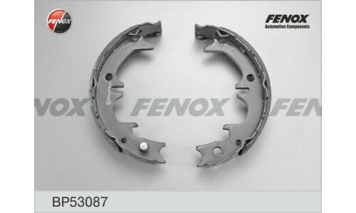 Колодки тормозные барабанные Fenox, комплект на ось (4 шт), арт. BP53087