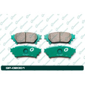 Колодки тормозные дисковые | зад G-brake, арт. GP02001