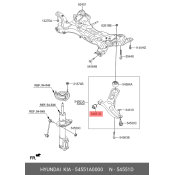 Сайлентблок переднего рычага Hyundai/Kia, арт. 54551-A0000