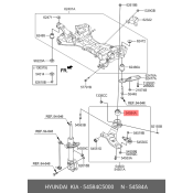 Сайлентблок переднего рычага Hyundai/Kia, арт. 54584C5000