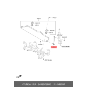 Стойка стабилизатора | перед прав/лев Hyundai/Kia, арт. 54830C5000