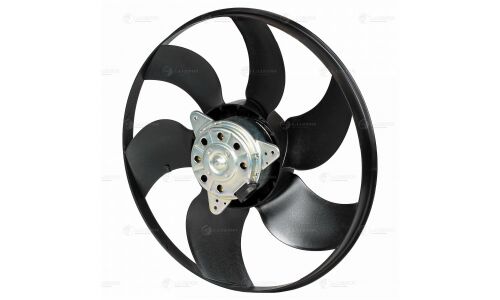 Вентилятор охлаждения радиатора Luzar, без кожуха, для Lada Largus, Renault Logan, арт. LFc 0951