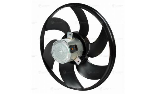 Вентилятор охлаждения радиатора Luzar, без кожуха, для Lada Largus, Renault Logan, арт. LFc 0952