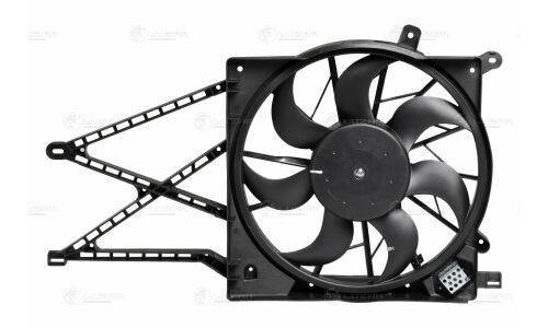 Э/вентилятор охл. с кожухом с резист. для а/м Opel Astra H (04-) Luzar, арт. LFK 2166